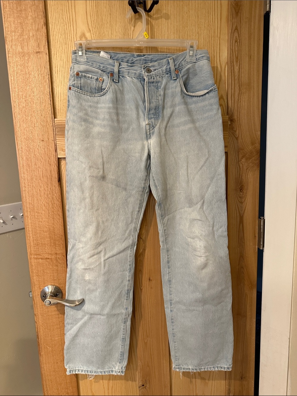 Light Wash Womens Jeans - Classic Straight Fit
